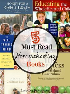 Must Read Homeschooling Books - these are my top 5 recommended books for new homeschoolers