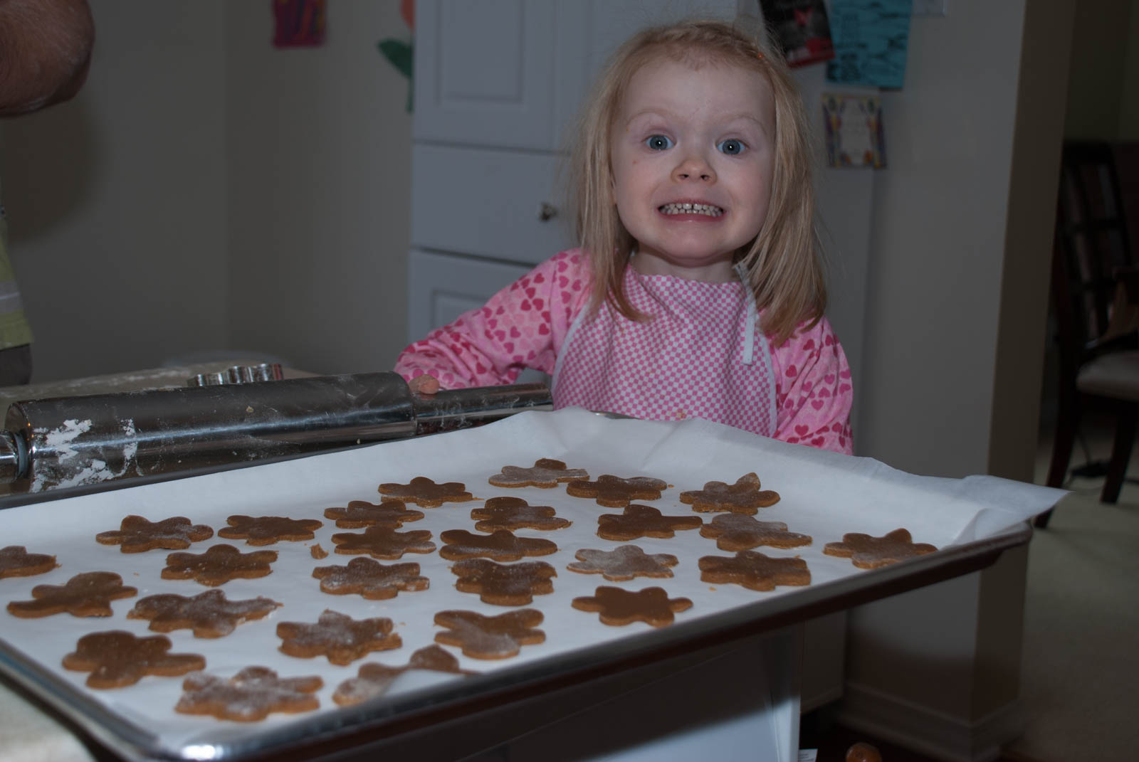 Baking gingerbread - an annual Christmas tradition!