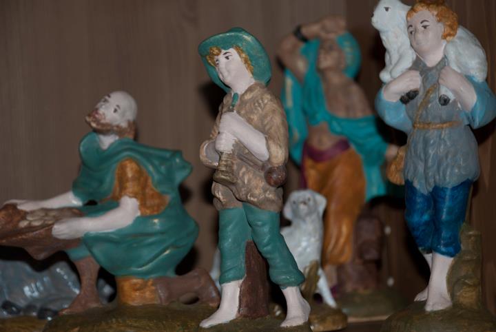 Gran's hand painted Nativity Set - an important Christmas tradition