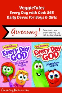 Every Day with God: 365 Daily Devos for Boys and Girls -- book review AND GIVEAWAY! Enter to win your choice of girls or boys devotional