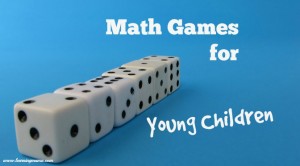 Learning math through games is a great way to encourage mathematical learning in young children!