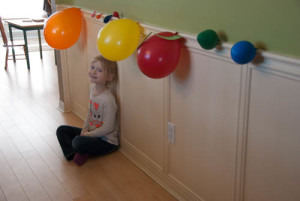Hands on science with Apologia's Exploring Creation with Astronomy - Model of the solar system using balloons