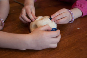 Hands on Science with Apologia's Exploring Creation with Astronomy - Making craters