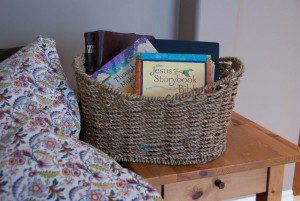 Reading aloud in our homeschool - Morning Time Basket