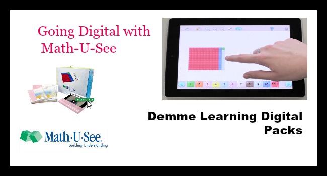 Going Digital with Math-U-See {Demme Digital Packs Review}