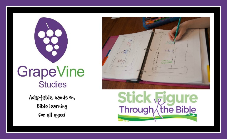 Stick Figuring Your Way Through The Bible! {Grapevine Bible Studies Review}