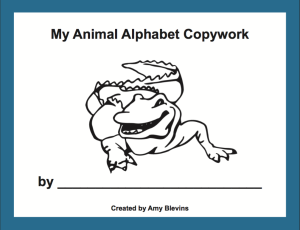 Homeschool Copywork - Animal Copywork