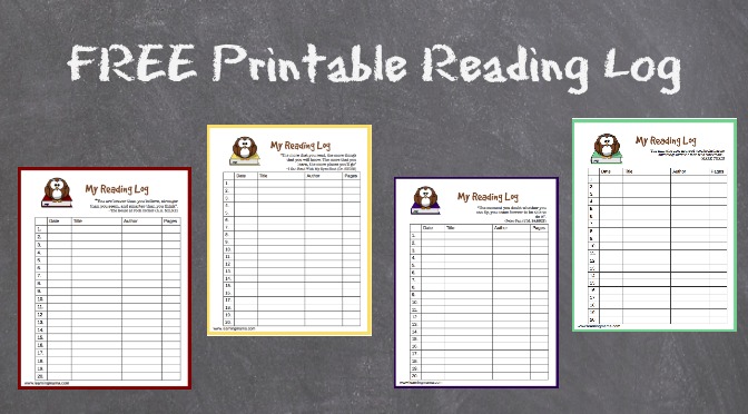 Printable Reading Log