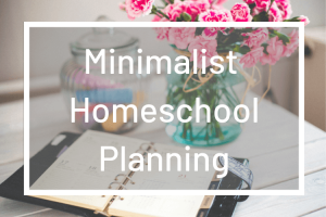 Do the next thing .. my minimalist homeschool planning method