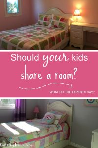 The "experts" say that siblings should share bedrooms builds strong sibling bonds and helps kids get along, but should YOUR kids share a room?