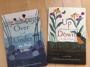 Picture books inspiring nature study: Over and Under the Pond & Up in the Garden and Down in the Dirt {BOOK REVIEWS}
