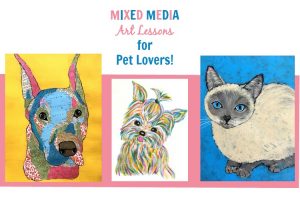 Mixed Media Art Lessons: Playful Pet Portraits with Alisha Gratehouse Designs (REVIEW)