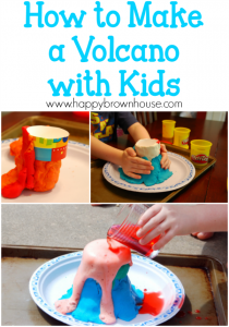 99 Things to do outside with your kids this summer: Make a volcano