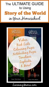 The Ultimate Guide to Using Story of the World in Your Homeschool - lapbooks, notebooking pages, colouring pages, book lists and more!