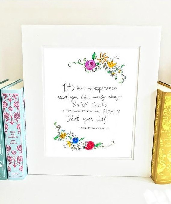 Literary quotes make wonderful gifts for the book lover on your list!