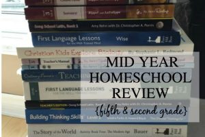 Mid Year Homechool Review - An update and review of what's working and what's not