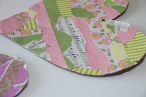 Easy Decoupage Heart Art Project for Kids of All Ages