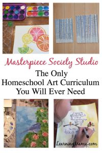 Drawing, sculpting, painting, watercolors, acrylic, chalk pastel, mixed-media - Get all the Homeschool Art You Will Ever Need with Masterpiece Society Studio