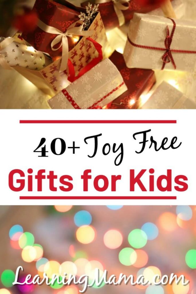 Toy-Free Gifts for Kids 